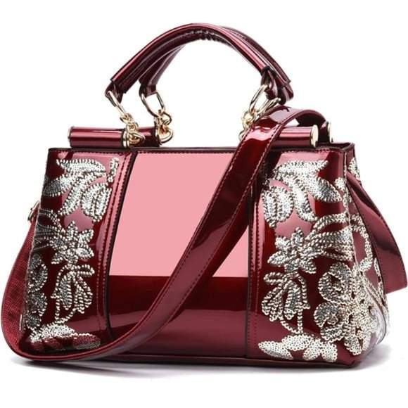 Handbags For Women Wine Red